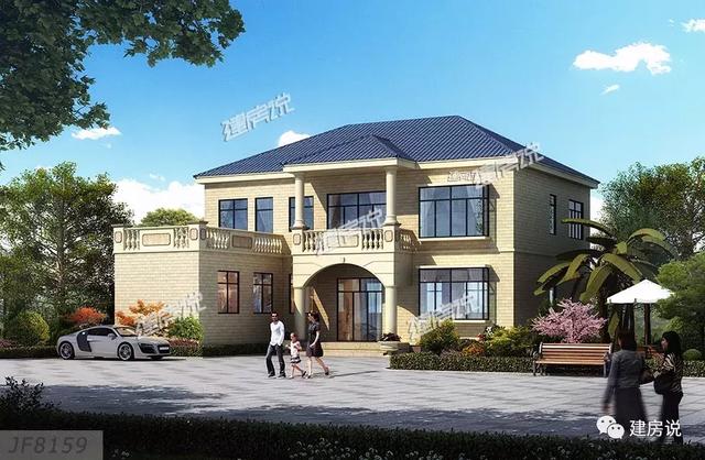 120平米的二層高端別墅設(shè)計(jì)，戶型經(jīng)典、實(shí)用！