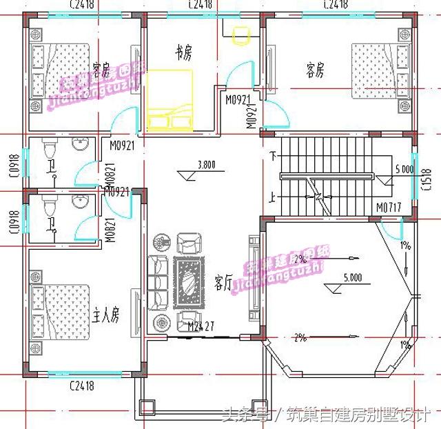 2款二層農(nóng)村自建房別墅全套設(shè)計(jì)圖，你更喜歡哪個(gè)？