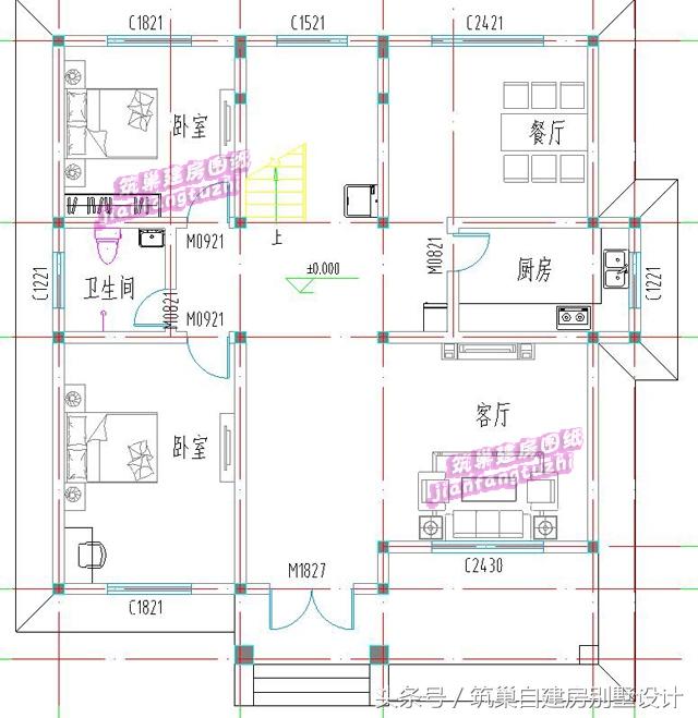 2款二層農(nóng)村自建房別墅全套設(shè)計(jì)圖，你更喜歡哪個(gè)？