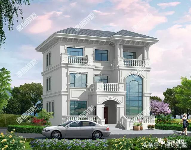 4棟面寬13米的三層樓房圖，隨便選一棟建都讓人羨慕