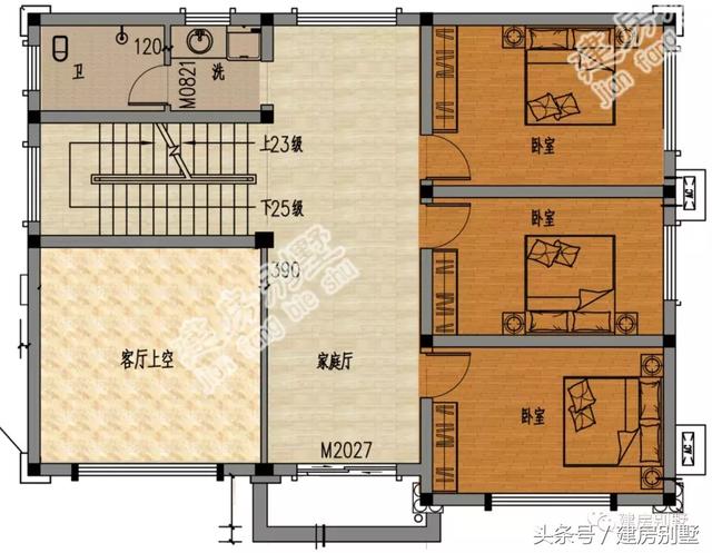 4棟面寬13米的三層樓房圖，隨便選一棟建都讓人羨慕