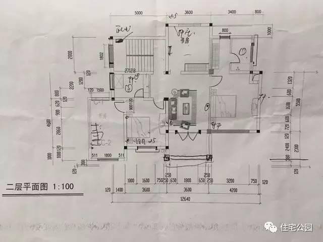 父子二人攜手設計圖紙，60萬建舒適別墅！