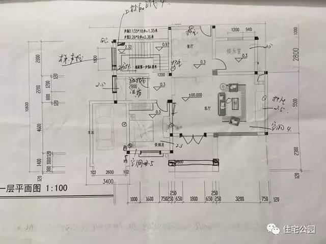 父子二人攜手設計圖紙，60萬建舒適別墅！