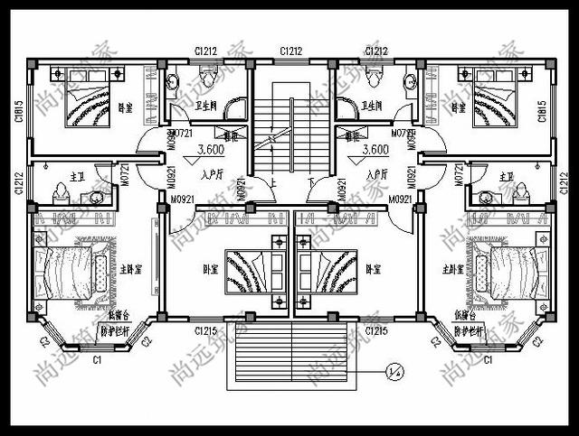 雙拼別墅一梯兩戶！