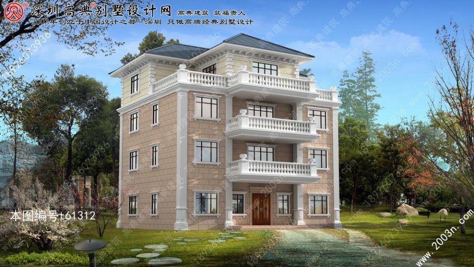 別墅設(shè)計(jì)全套圖紙首層183平方米！