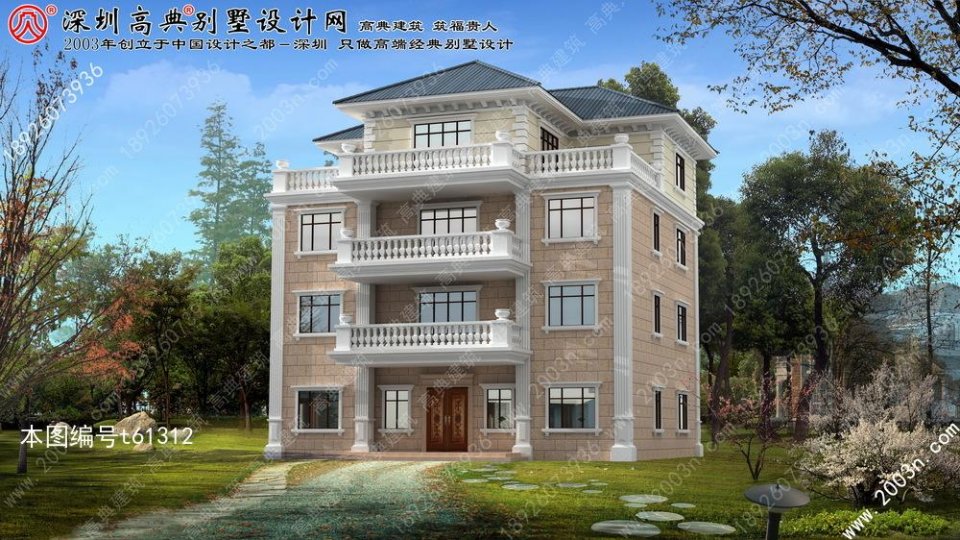 別墅設(shè)計(jì)全套圖紙首層183平方米！