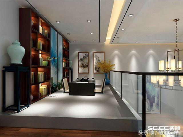 青島270平別墅裝修，知性人文的現(xiàn)代中式風(fēng)格！