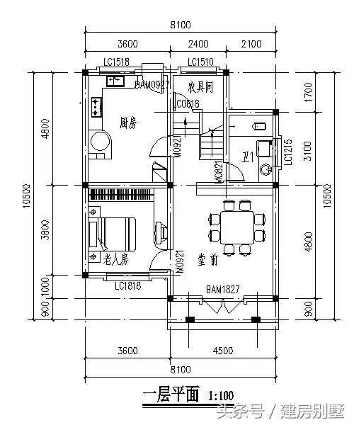 經(jīng)典民房中的別墅，適用于農(nóng)村的三層簡(jiǎn)約別墅！