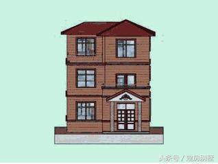 經(jīng)典民房中的別墅，適用于農(nóng)村的三層簡(jiǎn)約別墅！