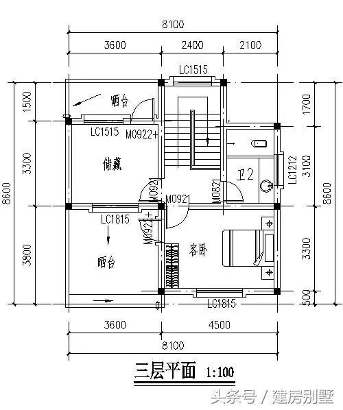 經(jīng)典民房中的別墅，適用于農(nóng)村的三層簡(jiǎn)約別墅！