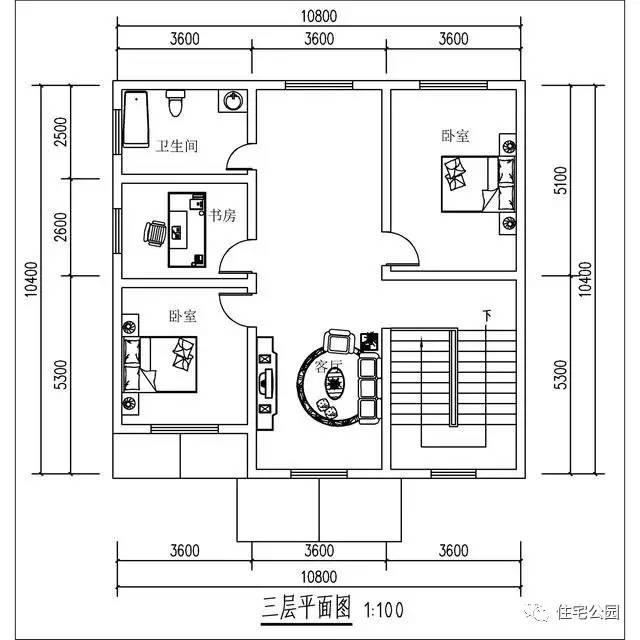 10X11米農(nóng)村方正3層別墅，露臺帶車庫，33萬建成？實拍！