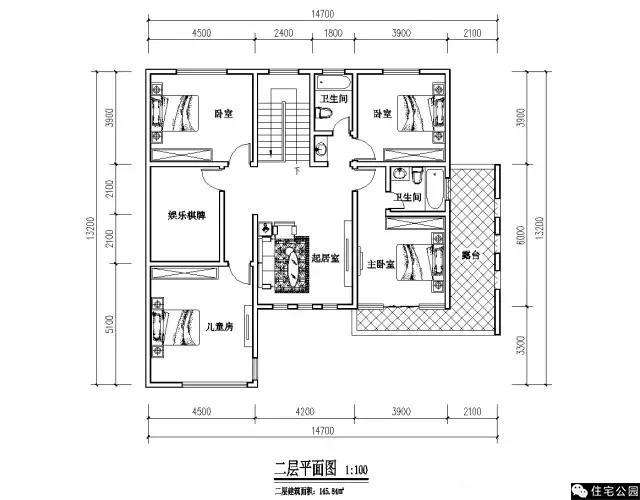 14X13米別墅戶型，帶裝修！
