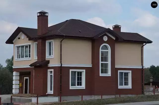 我這兩層帶車庫(kù)別墅完工后, 鄰居再也不顯擺他的房子了