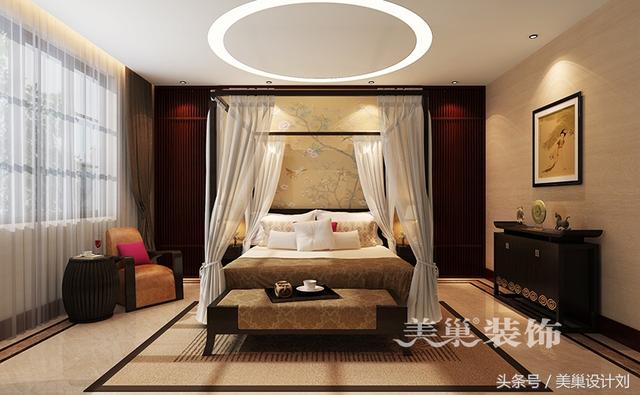 鄭州別墅會所設(shè)計500新中式裝修 一看都是女主人選擇的效果圖！