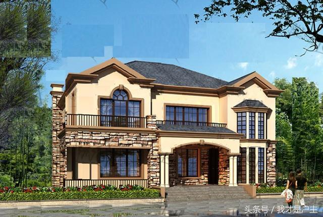 這套別墅的外觀一定搶眼！