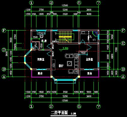 30萬建4層單家獨(dú)院式別墅！坡屋面形式鏤空欄桿以及八角窗運(yùn)用！