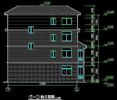 30萬建4層單家獨(dú)院式別墅！坡屋面形式鏤空欄桿以及八角窗運(yùn)用！