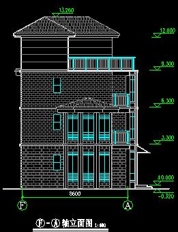 30萬建4層單家獨(dú)院式別墅！坡屋面形式鏤空欄桿以及八角窗運(yùn)用！