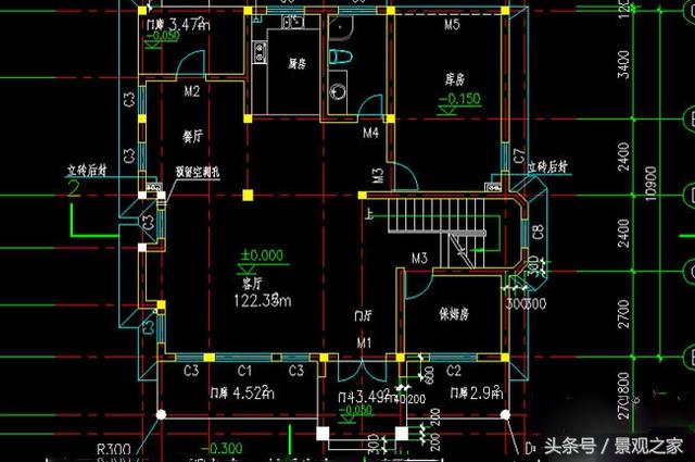 三層自建房設(shè)計(jì)圖紙含效果圖，新農(nóng)村別墅樣式！