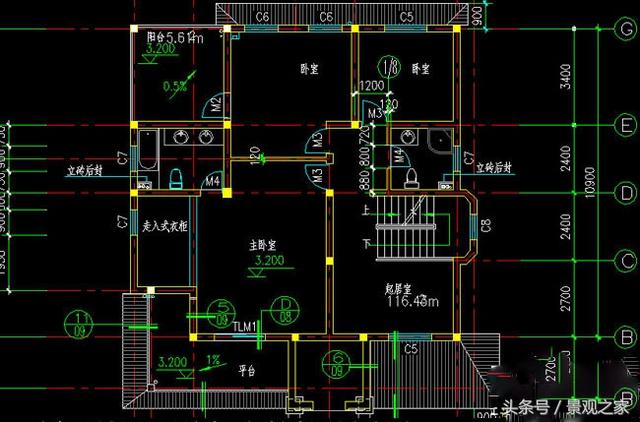 三層自建房設(shè)計(jì)圖紙含效果圖，新農(nóng)村別墅樣式！