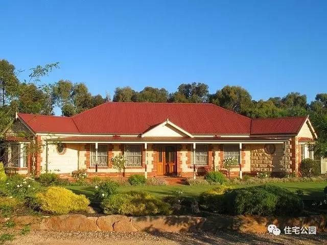 20套平層小別墅賞析，為啥澳洲氣候溫暖農(nóng)村一樣建平房