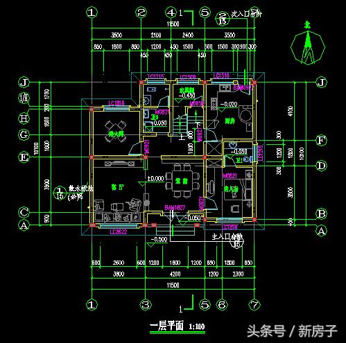 11.50×10.10米二層半小別墅
