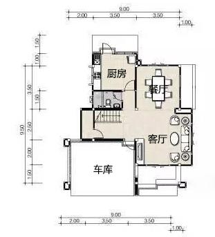 9X9.5米農村別墅，小戶型也可以很舒適！