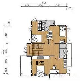 9X9.5米農村別墅，小戶型也可以很舒適！
