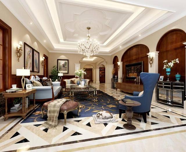 只用200萬，如何把480平別墅洋房設計得有美感，豪華大氣