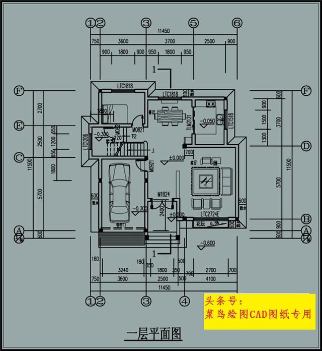 20萬建3層別墅！外觀造型簡潔色彩明亮，帶車庫及大露臺