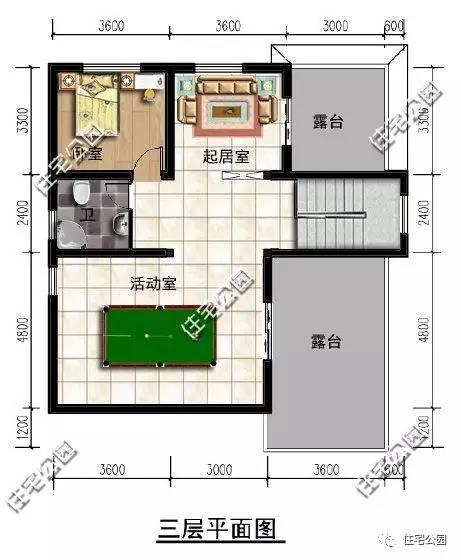 2套10.8X10.5米農(nóng)村別墅，為什么二層比三層還實用？