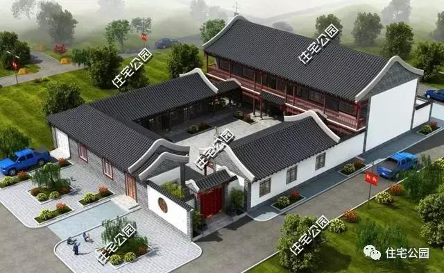 24套中式風(fēng)格別墅，讓外國人都想建的別墅戶型！