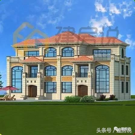 兄弟齊心，聯(lián)手建別墅！大氣歐式雙拼別墅帶車庫(kù)戶型