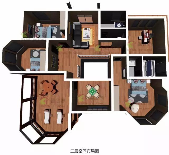 造價(jià)40萬(wàn)，8室4廳高格調(diào)自建別墅圖紙免費(fèi)分享