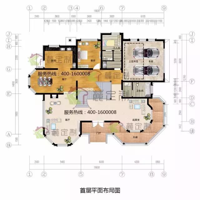 造價(jià)40萬(wàn)，8室4廳高格調(diào)自建別墅圖紙免費(fèi)分享
