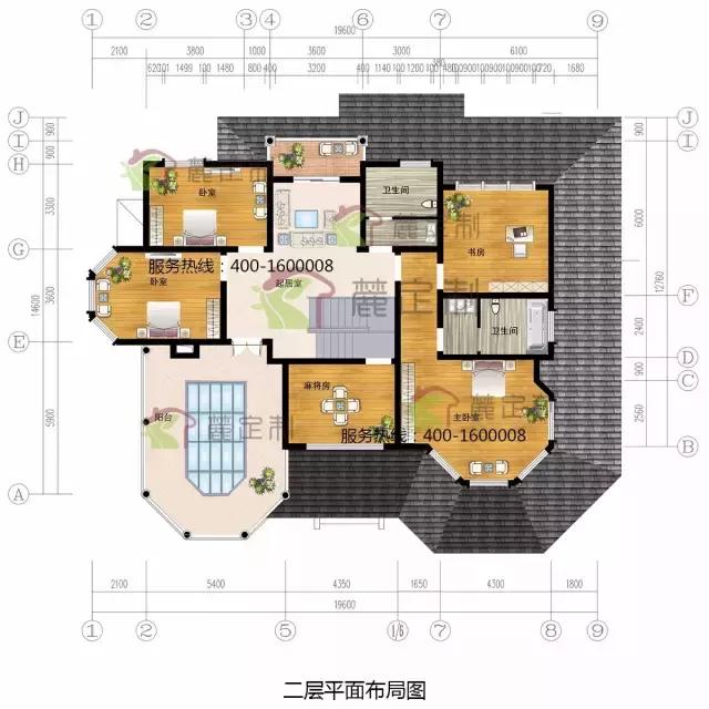 造價(jià)40萬(wàn)，8室4廳高格調(diào)自建別墅圖紙免費(fèi)分享