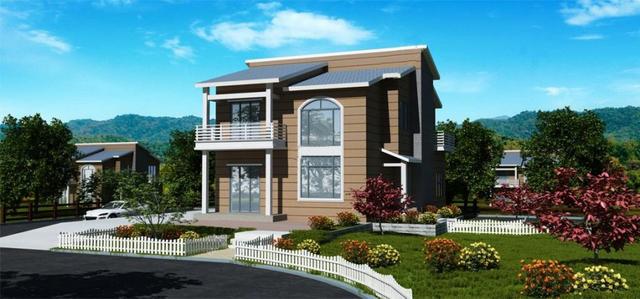 適合農(nóng)村宅基地大小，這3套二層別墅，22萬拿下?。ê瑘D紙）