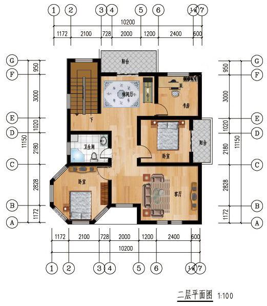 適合農(nóng)村宅基地大小，這3套二層別墅，22萬拿下?。ê瑘D紙）