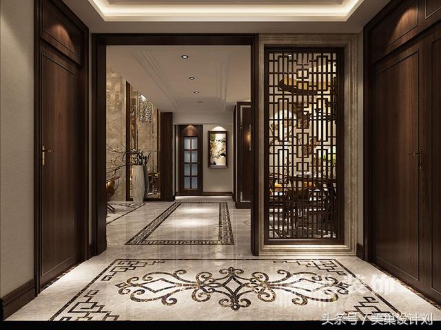 鄭州這些300平別墅大宅的新中式案例 設(shè)計(jì)效果不是一般的驚艷！
