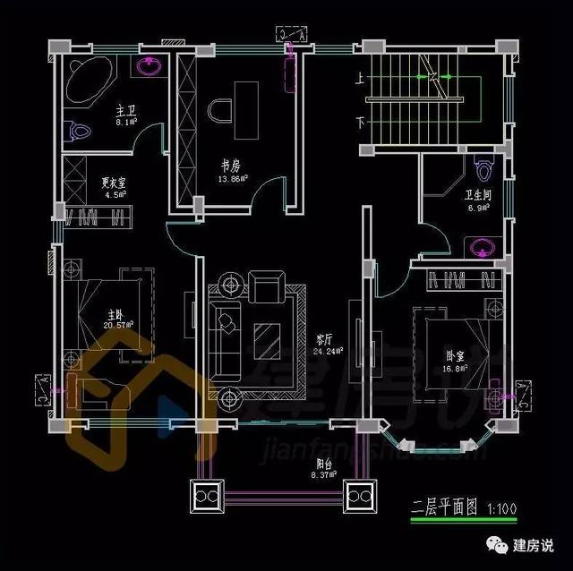 鄉(xiāng)村明星別墅！一款男女老少都喜愛的農(nóng)村別墅戶型