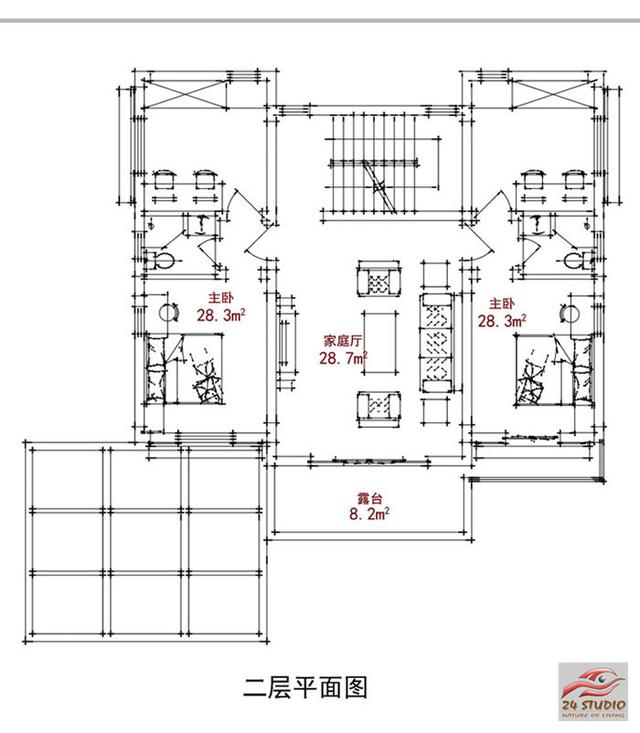 帶花園三層現(xiàn)代風格別墅——24建筑設(shè)計案例