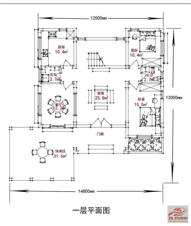 帶花園三層現(xiàn)代風格別墅——24建筑設(shè)計案例