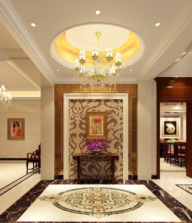 980平米別墅室內(nèi)中歐混搭風(fēng)格設(shè)計(jì)效果圖