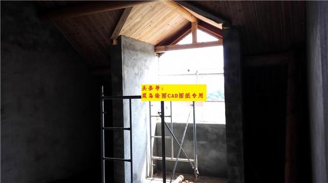 16萬建2層別墅，木結(jié)構(gòu)框架斜頂，冬暖夏涼帶天井及后庭院