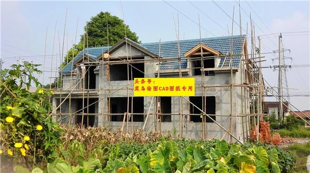 16萬建2層別墅，木結(jié)構(gòu)框架斜頂，冬暖夏涼帶天井及后庭院