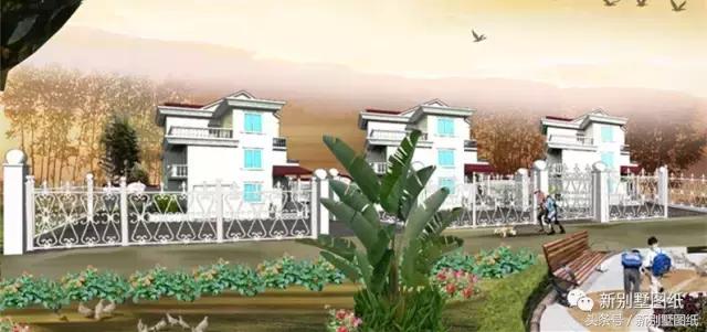 5套農(nóng)村實(shí)用小別墅戶型，二三層都有，附各套平面圖