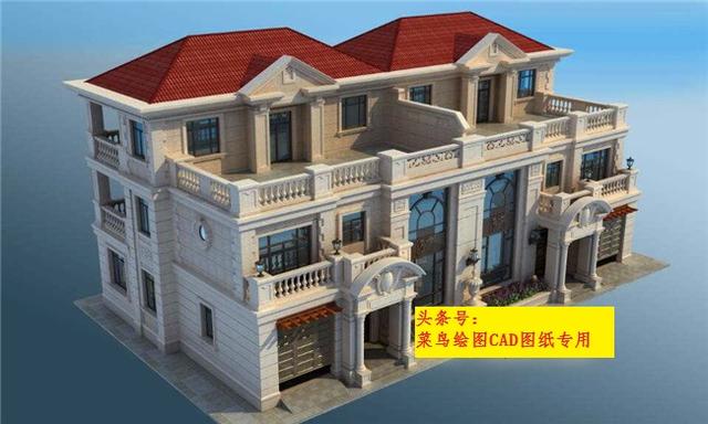 39萬建雙拼（單戶）別墅，2套造型方案、高檔大氣帶車庫大露臺