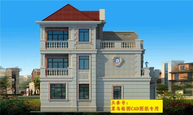 39萬建雙拼（單戶）別墅，2套造型方案、高檔大氣帶車庫大露臺