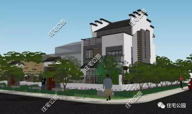 20萬自建3層徽派別墅，帶露臺(tái)小院，含平面圖！