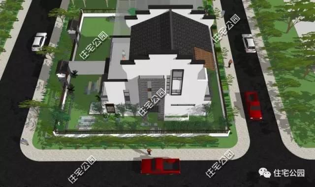 20萬自建3層徽派別墅，帶露臺(tái)小院，含平面圖！